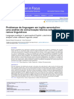 Problemas de linguagem em inglês aeronáutico