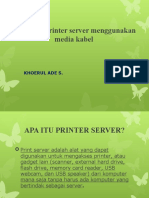 Membuat Printer Server Menggunakan Media Kabel Ade P Point