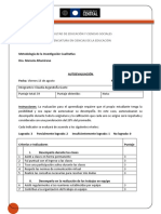 Autoevaluacion Metodologia Cualitativa Claudia