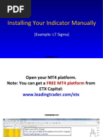 Installing Your Indicator Manually: (Example: LT Sigma)