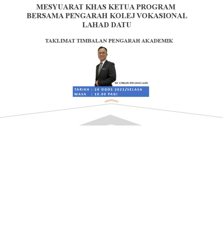 Presentation Timbalan Pengarah Akademik Kvld Pdf