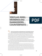 Sekolah Awal Kriminologi Danmodern Counterparts