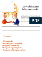 Conidsionantes de La Comunicacion