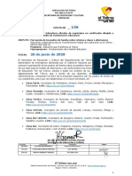 Circular 136 de 26 de Junio 2020 - Encuesta Alternancia