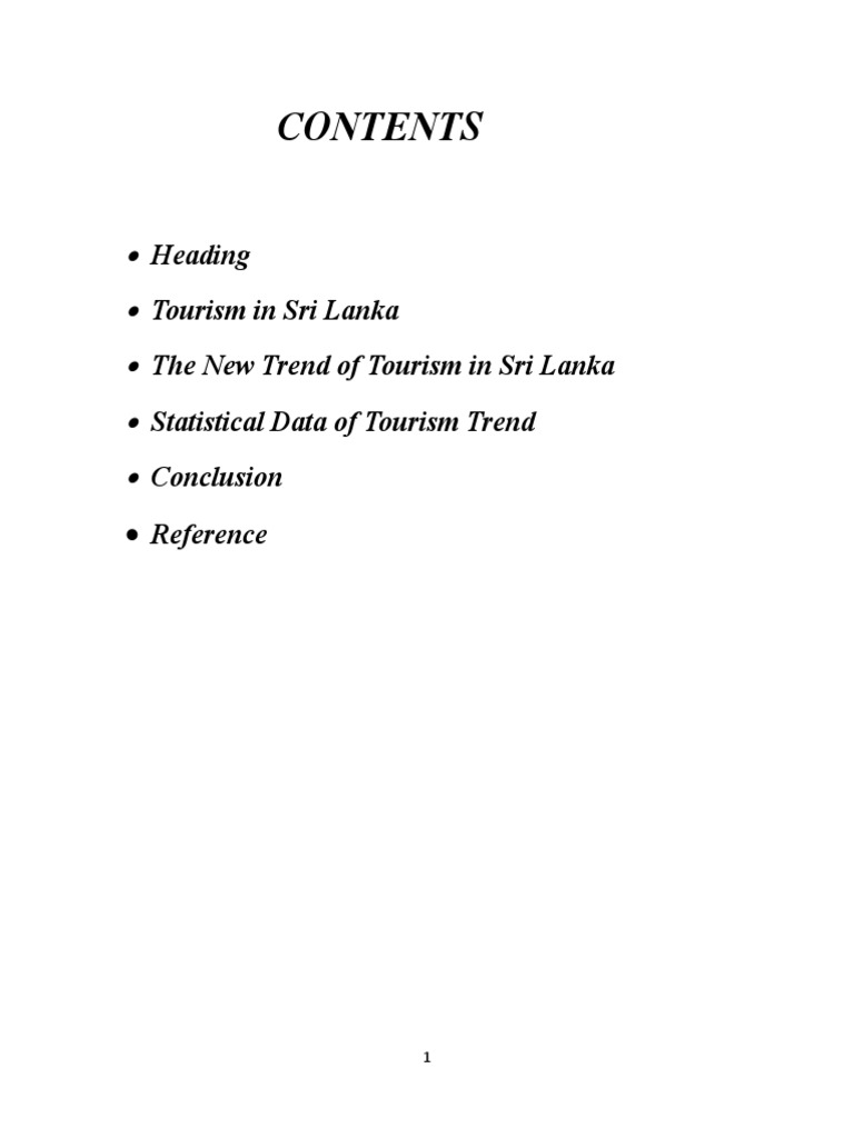 Heading Tourism in Sri Lanka The New Trend of Tourism in Sri Lanka ...