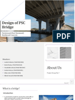 Design of PSC Bridge: Prestressed (Post-Tensioned) Reinforced Concrete
