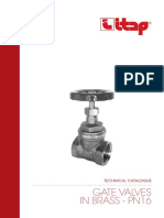 Gate Valves in Brass - Pn16: Technical Catalogue