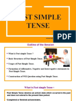 Past Simple Tense: Department of English Language Teaching Faculty of Science University of Peradeniya