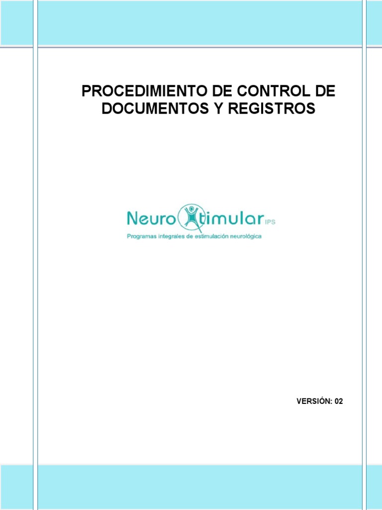 Procedimiento de Control de Documentos y Registros | PDF | Tecnología