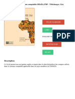 Plan des comptes du système comptable OHADA PDF - Télécharger, Lire