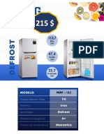 Refrigeradores MELNG comparación modelos
