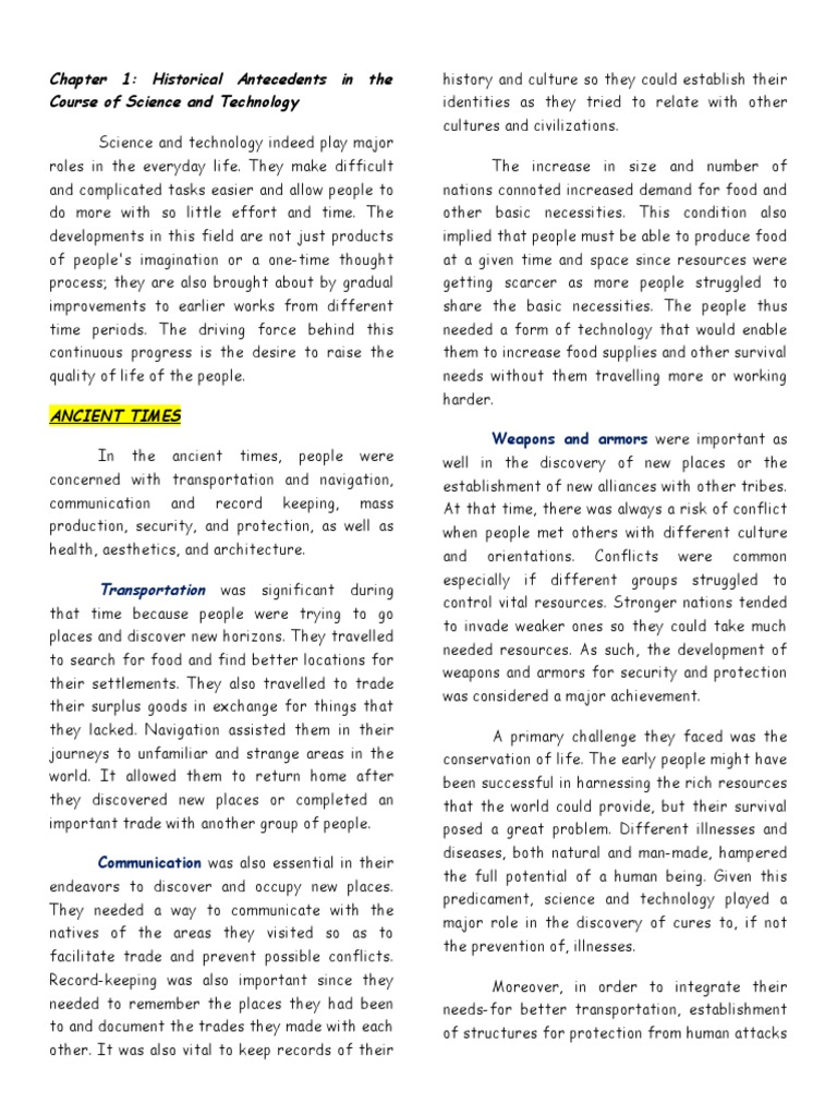 Ancient Innovations in Science & Tech | PDF | Gunpowder | Sumer