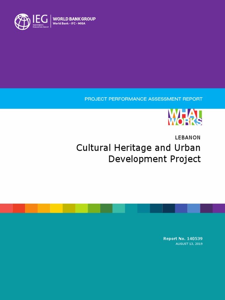 Cultural Heritage and Urban Development Project: Lebanon | PDF ...