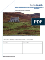 Image Bank - Remote House in The West of Scotland (Lower) Worksheet