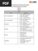 CBSE - GR 8 - Final Website Syllabus - Half Yearly - AY 21-22 - SZ