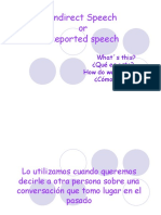 Indirect Speech or Reported Speech: What S This? ¿Qué Es Esto? How Do We Use It? ¿Cómo Se Usa?