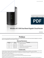 User Manual: Wireless AC1200 Dual Band Gigabit Cloud Router