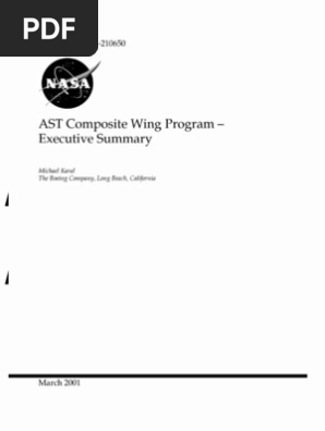 AST Composite wing programme