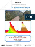 321 Sta R SP 001 B, Dam Stability Analisys - Main Report, Sep08