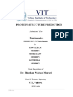 Protein Structure Prediction Final Report