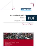 F - Baromètre de l'Évaluation de La Menace Terroriste - Vague 32 (Nov. 2016; Ifop) + Focus International