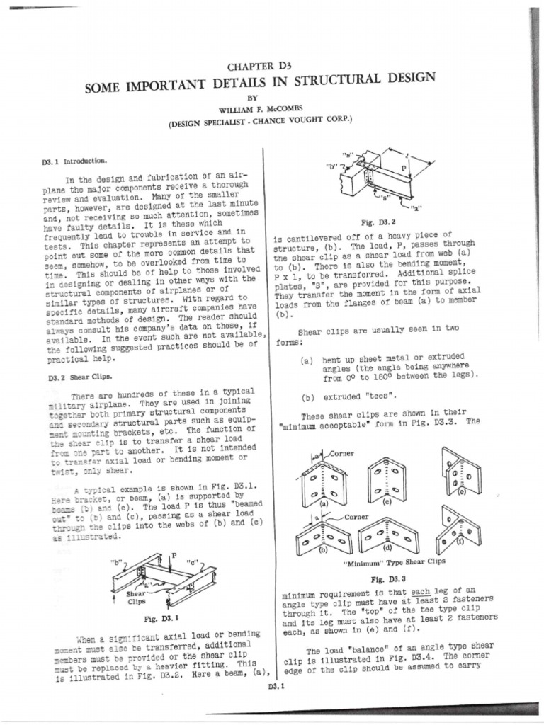 Shear Clip Design | PDF