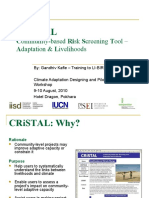 Cristal: Community-Based Risk Screening Tool - Adaptation & Livelihoods