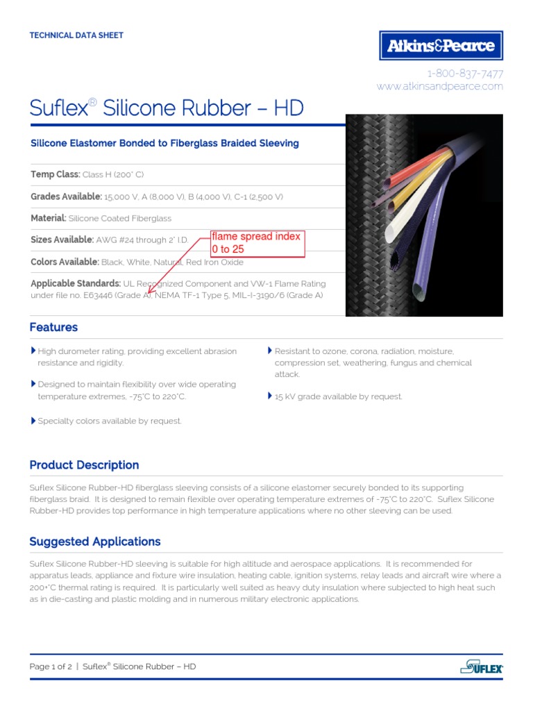 Suflex Silicone Rubber HD | PDF | Silicone | Fiberglass