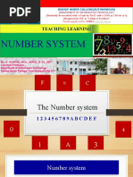 Number System: Teaching Learning