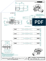 Dimensional data sheet for IQ3 (Sizes 10-18) with top handwheel