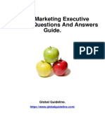 Digital Marketing Executive Interview Questions and Answers Guide