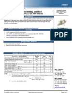 P-Channel Mosfet: Qualified Per MIL-PRF-19500/562