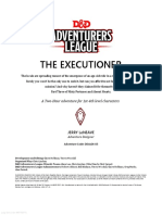 The Executioner: A Two-Hour Adventure For 1st-4th Level Characters