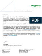 Schneider Electric RoHS declaration for NF Panelboards and Square D 218 125A 3P4W 18CKT ML CU