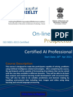 On-Line Courses: Certified AI Professional