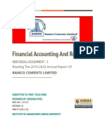 Financial Accounting and Reporting: Individual Assignment - 1
