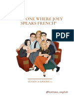 The One Where Joey Speaks French