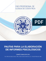 Pautas Elaboración de Informes Psicologicos