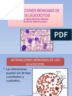 Alteraciones Benignas de Los Leucocitos