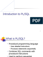 Introduction To PL/SQL