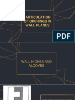 Articulation of Openings in Wall Planes: Submitted by
