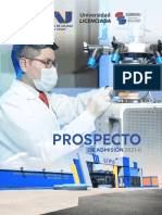 Prospecto Admisión 2021-II Unaj