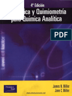 (Miller) Estadistica y Quimiometria para Quimica Analitica PDF