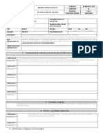 06° Planeación de Clases Proyecto de Comunicacion