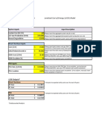 Solar PV Project Cost Calculator: System Inputs Input Description