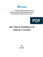 2009 Res 039-GCPS-ESSALUD Guía Para El Desarrollo de Charlas y Talleres