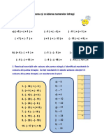 Adunarea Si Scaderea Numerelor Intregi