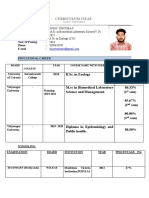 Curriculum Vitae Sujoy