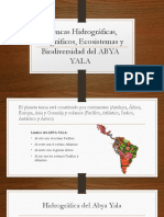 Cuencas Hidrográficas, Orográficos, Ecosistemas y Biodiversidad