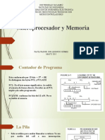 Microprocesador y Memoria